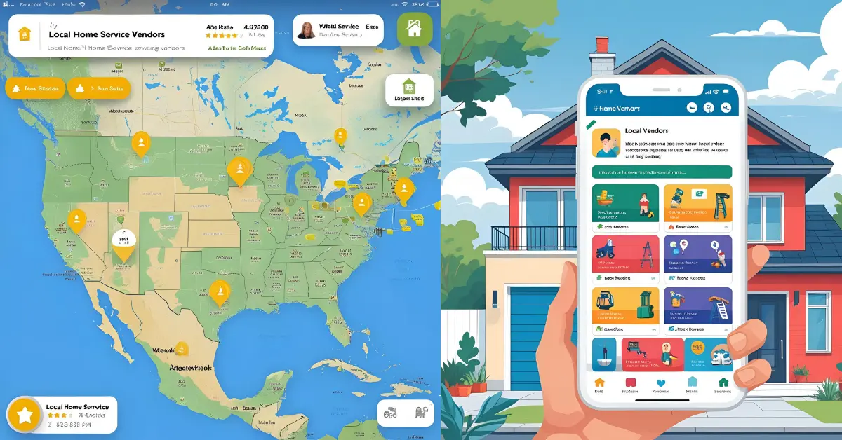 Home Services App That Lists Local Vendors in USA